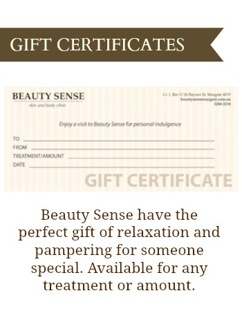 Gift certificate footer
